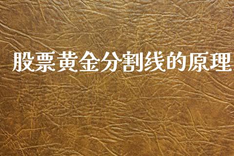 股票黄金分割线的原理_https://www.lansai.wang_基金理财_第1张