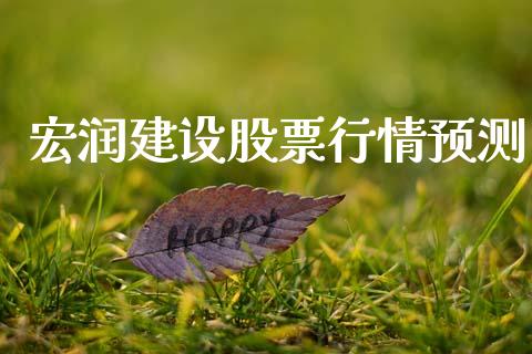 宏润建设股票行情预测_https://www.lansai.wang_股票知识_第1张