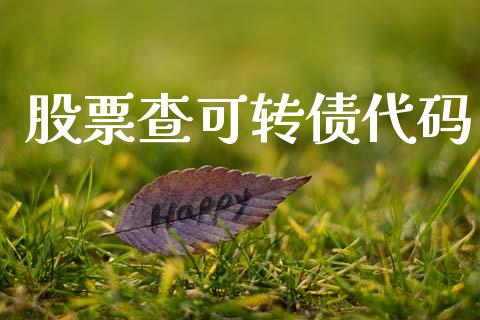 股票查可转债代码_https://www.lansai.wang_基金理财_第1张