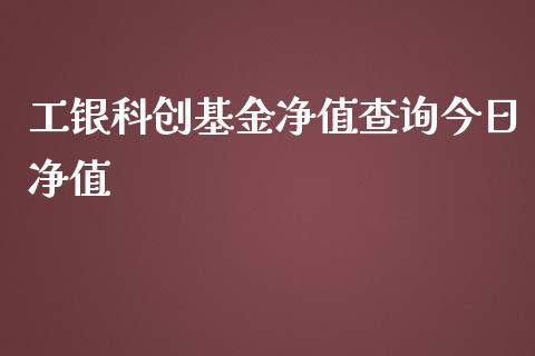 工银科创基金净值查询今日净值_https://www.lansai.wang_基金理财_第1张