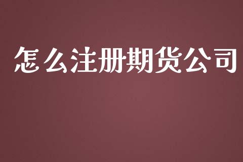 怎么注册期货公司_https://www.lansai.wang_股票问答_第1张