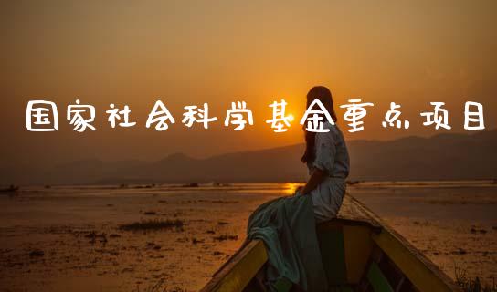 国家社会科学基金重点项目_https://www.lansai.wang_基金理财_第1张