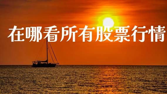 在哪看所有股票行情_https://www.lansai.wang_股票知识_第1张