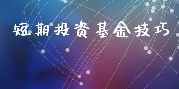短期投资基金技巧_https://www.lansai.wang_基金理财_第1张