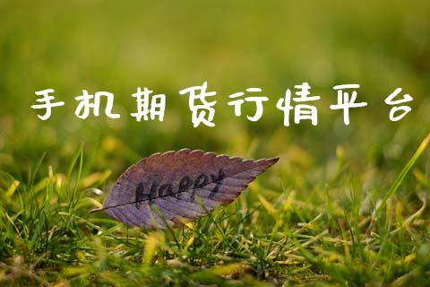 手机期货行情平台_https://www.lansai.wang_期货资讯_第1张