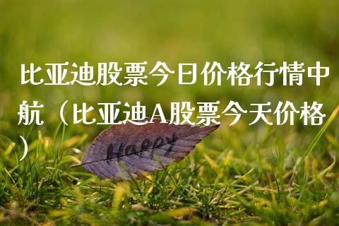 比亚迪股票今日价格行情中航（比亚迪A股票今天价格）_https://www.lansai.wang_股票问答_第1张