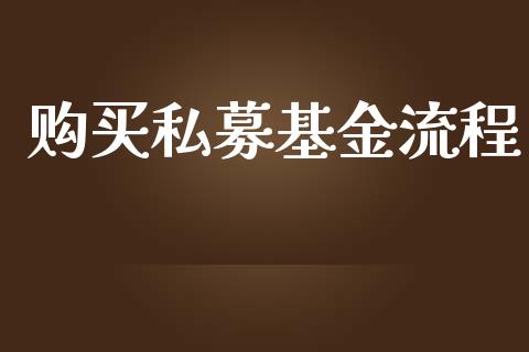购买私募基金流程_https://www.lansai.wang_基金理财_第1张