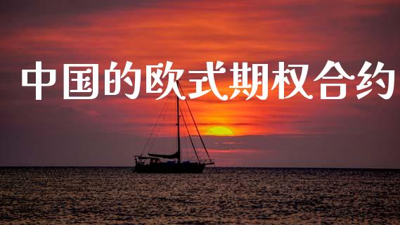 中国的欧式期权合约_https://www.lansai.wang_期货学院_第1张
