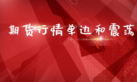 期货行情单边和震荡_https://www.lansai.wang_期货资讯_第1张