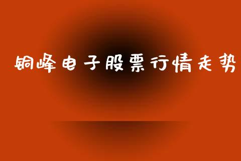 铜峰电子股票行情走势_https://www.lansai.wang_股票知识_第1张