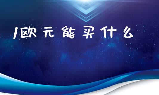 1欧元能买什么_https://www.lansai.wang_期货资讯_第1张