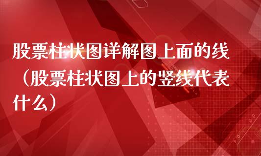 股票柱状图详解图上面的线（股票柱状图上的竖线代表什么）_https://www.lansai.wang_股票问答_第1张