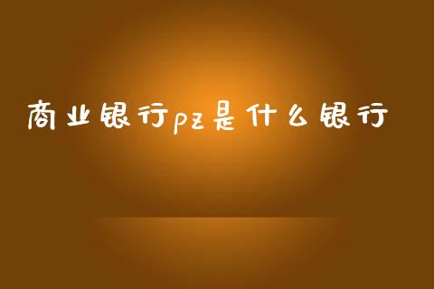 商业银行pz是什么银行_https://www.lansai.wang_基金理财_第1张