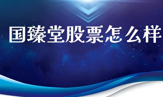 国臻堂股票怎么样_https://www.lansai.wang_基金理财_第1张