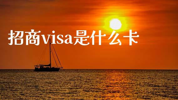 招商visa是什么卡_https://www.lansai.wang_理财百科_第1张