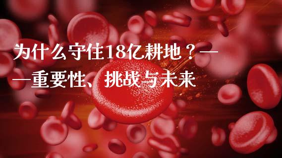 为什么守住18亿耕地？——重要性、挑战与未来_https://www.lansai.wang_期货行情_第1张