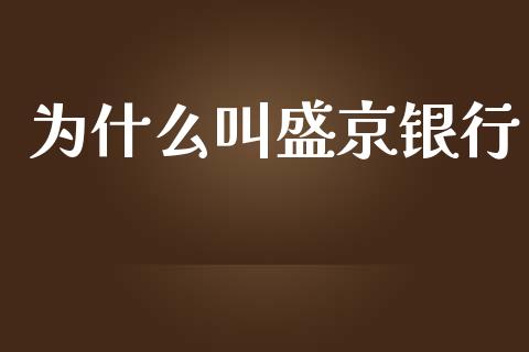 为什么叫盛京银行_https://www.lansai.wang_股指期货_第1张