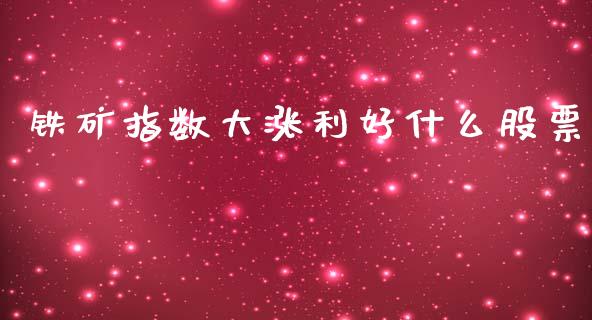铁矿指数大涨利好什么股票_https://www.lansai.wang_期货资讯_第1张