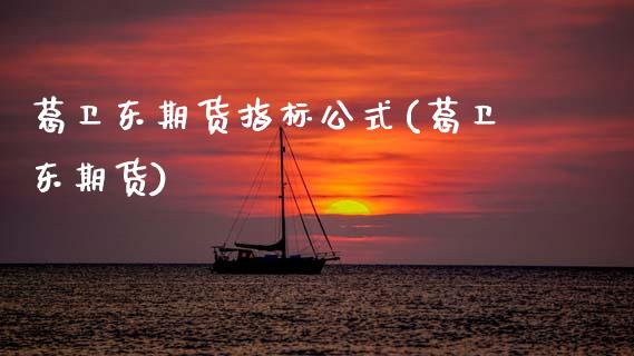 葛卫东期货指标公式(葛卫东期货)_https://www.lansai.wang_期货行情_第1张