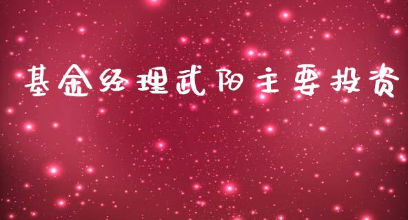 基金经理武阳主要投资_https://www.lansai.wang_基金理财_第1张