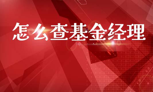 怎么查基金经理_https://www.lansai.wang_基金理财_第1张