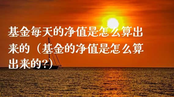 基金每天的净值是怎么算出来的（基金的净值是怎么算出来的?）_https://www.lansai.wang_基金理财_第1张