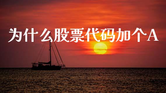 为什么股票代码加个A_https://www.lansai.wang_期货行情_第1张