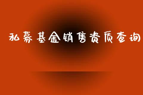 私募基金销售资质查询_https://www.lansai.wang_基金理财_第1张