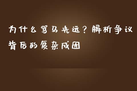 为什么骂马光远？解析争议背后的复杂成因_https://www.lansai.wang_基金理财_第1张