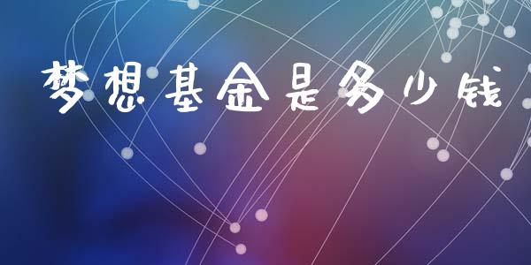 梦想基金是多少钱_https://www.lansai.wang_期货资讯_第1张