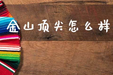 金山顶尖怎么样_https://www.lansai.wang_股票问答_第1张