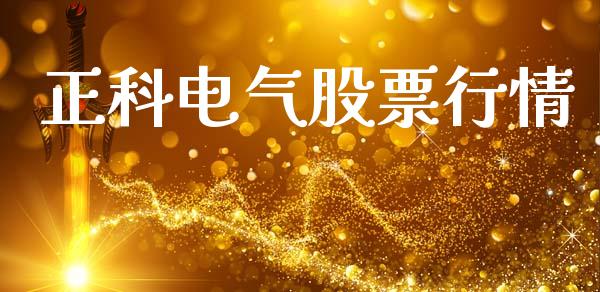 正科电气股票行情_https://www.lansai.wang_股票知识_第1张