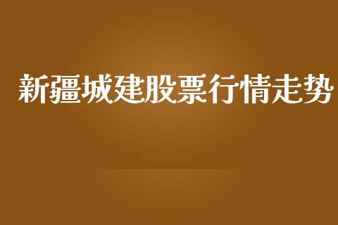 新疆城建股票行情走势_https://www.lansai.wang_股票知识_第1张