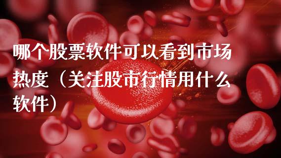 哪个股票软件可以看到市场热度（关注股市行情用什么软件）_https://www.lansai.wang_股票问答_第1张