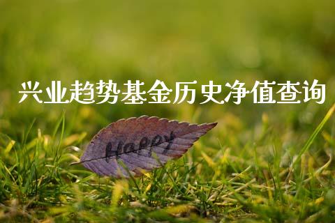 兴业趋势基金历史净值查询_https://www.lansai.wang_基金理财_第1张