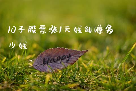 10手股票涨1元钱能赚多少钱_https://www.lansai.wang_期货行情_第1张