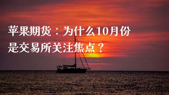 苹果期货：为什么10月份是交易所关注焦点？_https://www.lansai.wang_期货行情_第1张