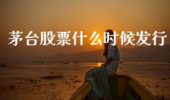 茅台股票什么时候发行_https://www.lansai.wang_股票知识_第1张