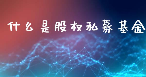 什么是股权私募基金_https://www.lansai.wang_基金理财_第1张