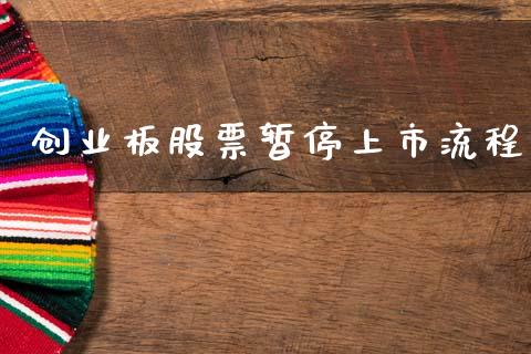 创业板股票暂停上市流程_https://www.lansai.wang_恒生指数_第1张