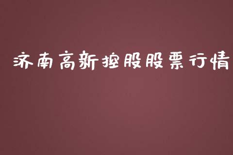 济南高新控股股票行情_https://www.lansai.wang_股票知识_第1张