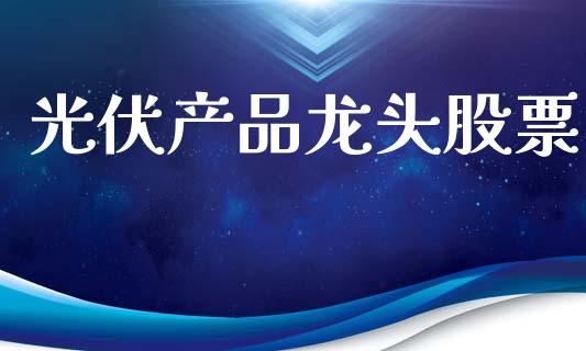 光伏产品龙头股票_https://www.lansai.wang_期货行情_第1张