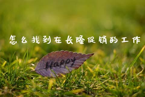 怎么找到在长隆促销的工作_https://www.lansai.wang_期货行情_第1张