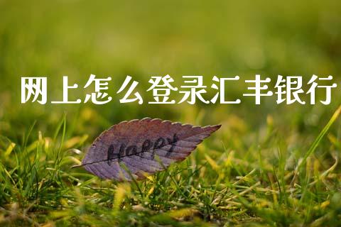 网上怎么登录汇丰银行_https://www.lansai.wang_股票知识_第1张