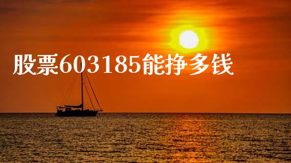 股票603185能挣多钱_https://www.lansai.wang_期货行情_第1张