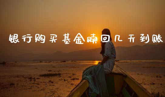银行购买基金赎回几天到账_https://www.lansai.wang_基金理财_第1张