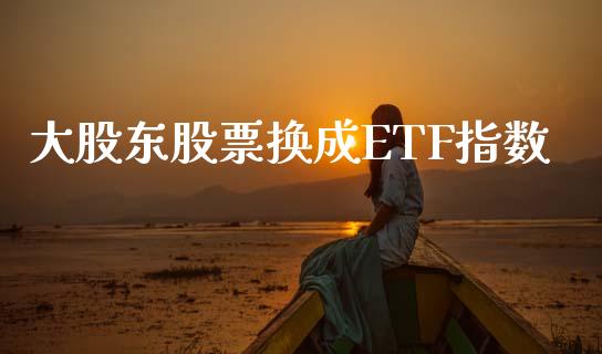 大股东股票换成ETF指数_https://www.lansai.wang_期货行情_第1张
