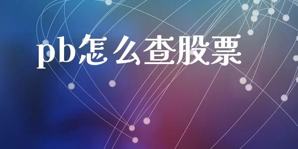 pb怎么查股票_https://www.lansai.wang_期货行情_第1张