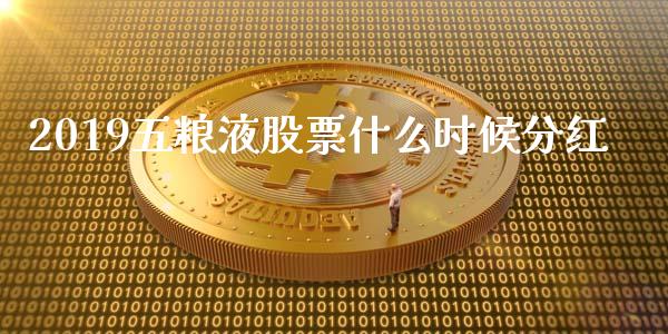 2019五粮液股票什么时候分红_https://www.lansai.wang_期货行情_第1张