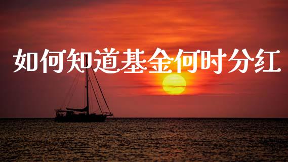 如何知道基金何时分红_https://www.lansai.wang_期货资讯_第1张